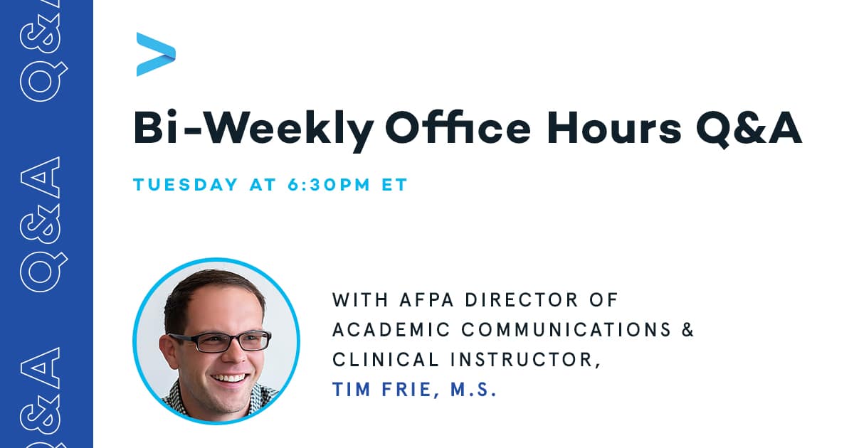 Office Hours Webinar 5/11